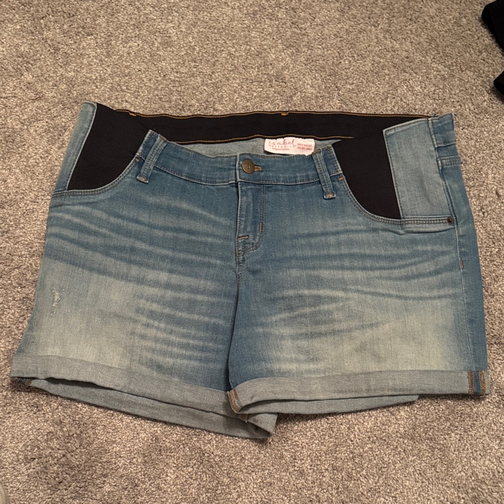 Isabel Maternity by Ingrid & Isabel Blue Jean Shorts